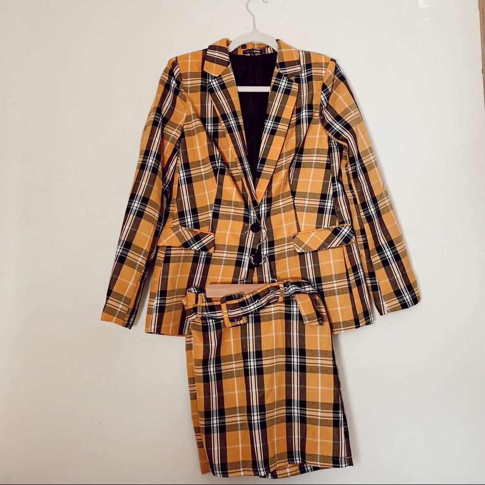 Fashion Nova | Blazer & Skirt Set | Size S